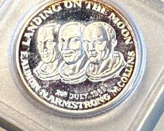 Apollo 11 50th Anniversary 5 oz Silver Proof Coin