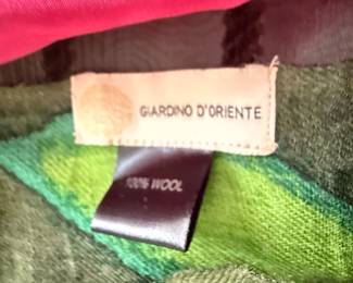 Designer Scarves Lot (Alexander McQueen, Giorgio Armani, Gar dino D'Oriente)