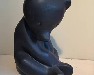 Pigeon Forge Pottery Sitting Bear Figurine