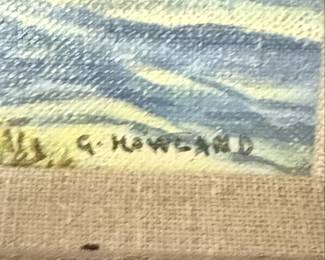 G. Howard Landscape Oil Painting