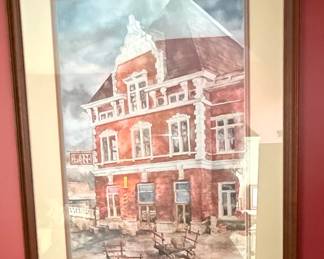 M. Makin "Train Station" Limited Edition Print