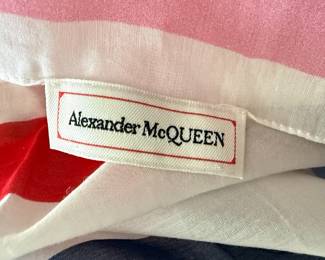 Designer Scarves Lot (Alexander McQueen, Giorgio Armani, Gar dino D'Oriente)