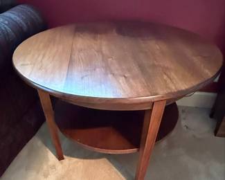 Vintage Round End Table