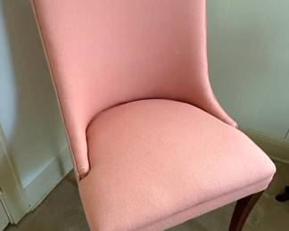 Pink Parsons Style Dining Chair
