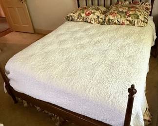 Jenny Lind Style Spool Four-Poster Bed Frame