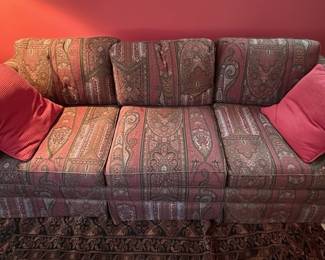 Paisley Upholstered Sofa Style