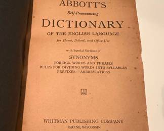 Abbott's Self-Pronouncing Dictionary of the English Language