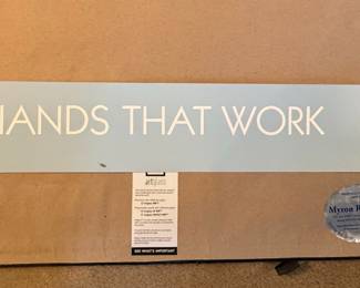 Myron Rosenberg "Hands That Work" Photo-Lithographic Print
