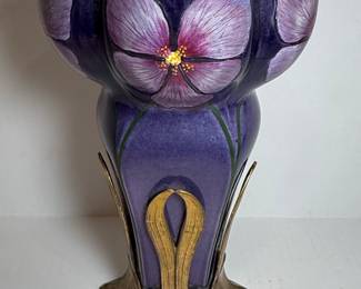 Art Nouveau "Orivit" Vase with Floral Motif