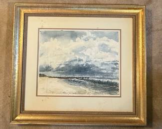 Mimi Smith '84 Abstract Watercolor Painting
