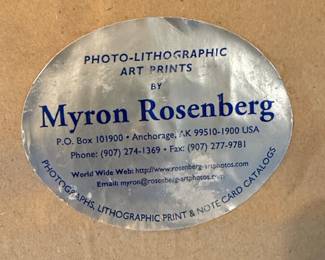 Myron Rosenberg "Hands That Work" Photo-Lithographic Print
