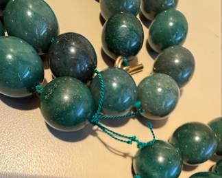 Green Aventurine Bead Necklace