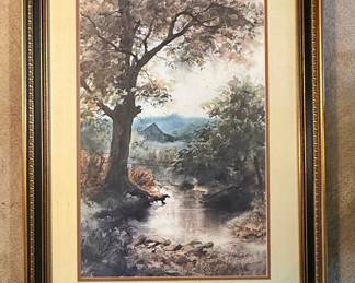 J. Gray "Morning Mist" Landscape Print