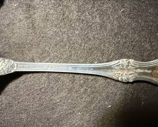 International Sterling "Wild Rose" Pattern Silverware Set