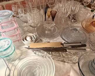 Assorted Glassware and Kitchenware Lot