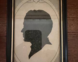 Victorian Silhouette Portrait of a Gentleman