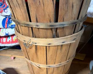 Vintage Wooden Apple Orchard Basket