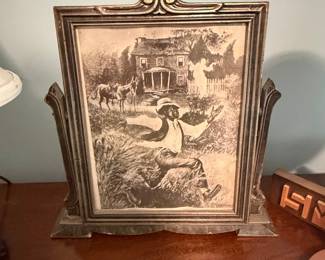 Framed Print of "The Fugitive Slave" by Eyre de Lanux