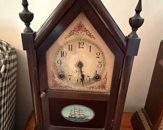 Seth Thomas "Ship" Steeple Mantel Clock