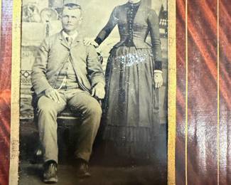Victorian Era Cabinet Card Photograph of a Couple