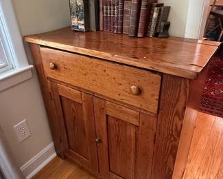 Antique Primitive Pine Jelly Cupboard