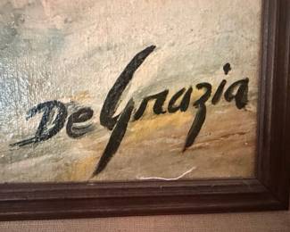 Ted DeGrazia "The Wagon" Painting