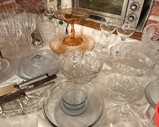 Assorted Vintage Glassware and Kitchen Items