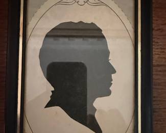 Victorian Cut Paper Silhouette Portrait