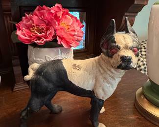 Hubley Cast Iron Boston Terrier Doorstop