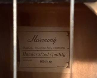 Harmony H5403N Acoustic Guitar