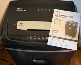 Ativa HD 1600 Cross-Cut Shredder