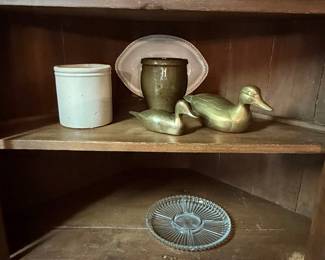 Brass Duck Decoy Set