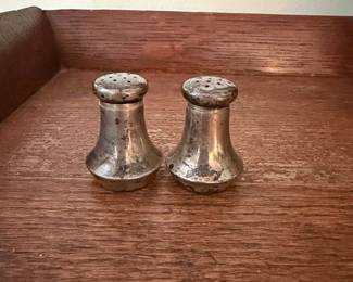 Sterling Silver Salt and Pepper Shakers by Simples