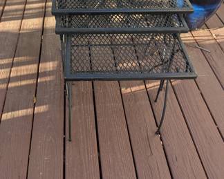 Wrought Iron Nesting Tables