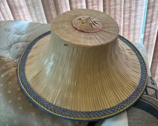 Handmade woven Japanese hat