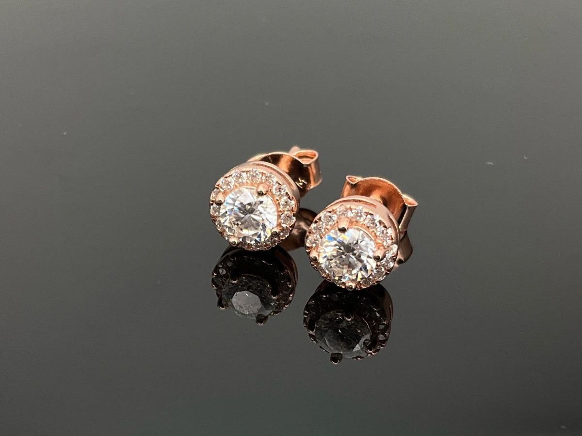 Sterling Silver Moissanite Earrings