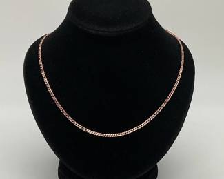 Rose Gold Silver Chain