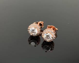 Sterling Silver Moissanite Earrings