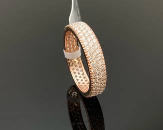 Moissanite Eternity Band