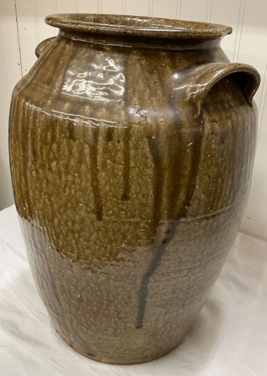 5-Gallon Catawba Valley Alkaline-Glazed Stoneware Jar