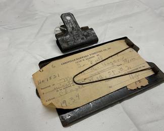 paper receipt dated 1937