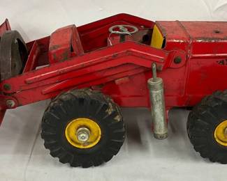 Metal Toy Payloader Model 17×6 with Pivot Bucket and Rubber Tires