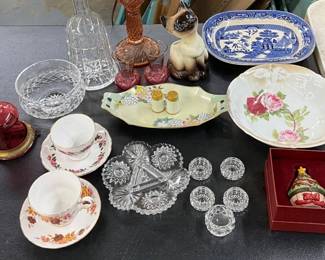 Glassware and Decorative Table Items