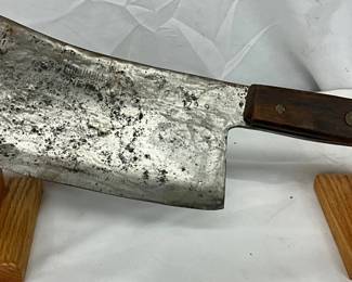 15-Inch Columbia Cutlery Cleaver with Wood Handle, New York