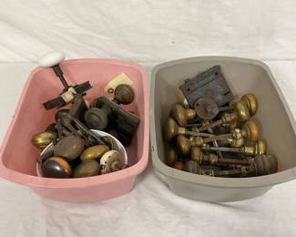Antique and Vintage Door Knobs and Hardware Components