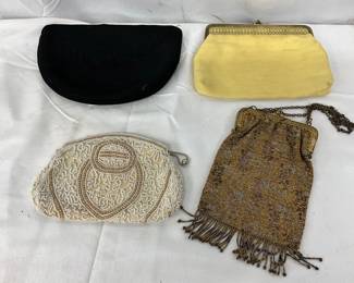 4 Early Change Purses in Various Materials and Designs