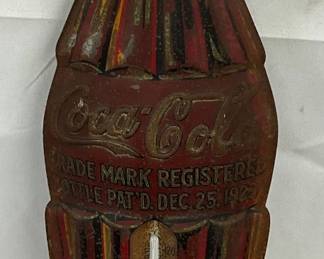 Embossed Coca-Cola Bottle-Shaped Thermometer, 5×16 Inches
