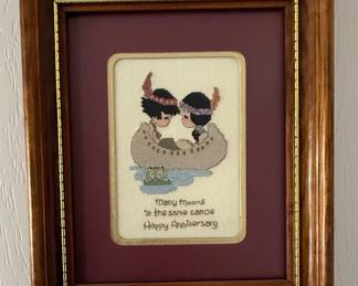 Anniversary Cross-Stitch Art