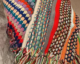 Vintage Crochet Afghan Blankets