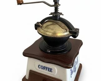 Vintage Coffee Grinder with Ceramic Drawer